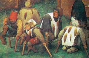 Petr Brueghel Starší, Mrzáci, 1568